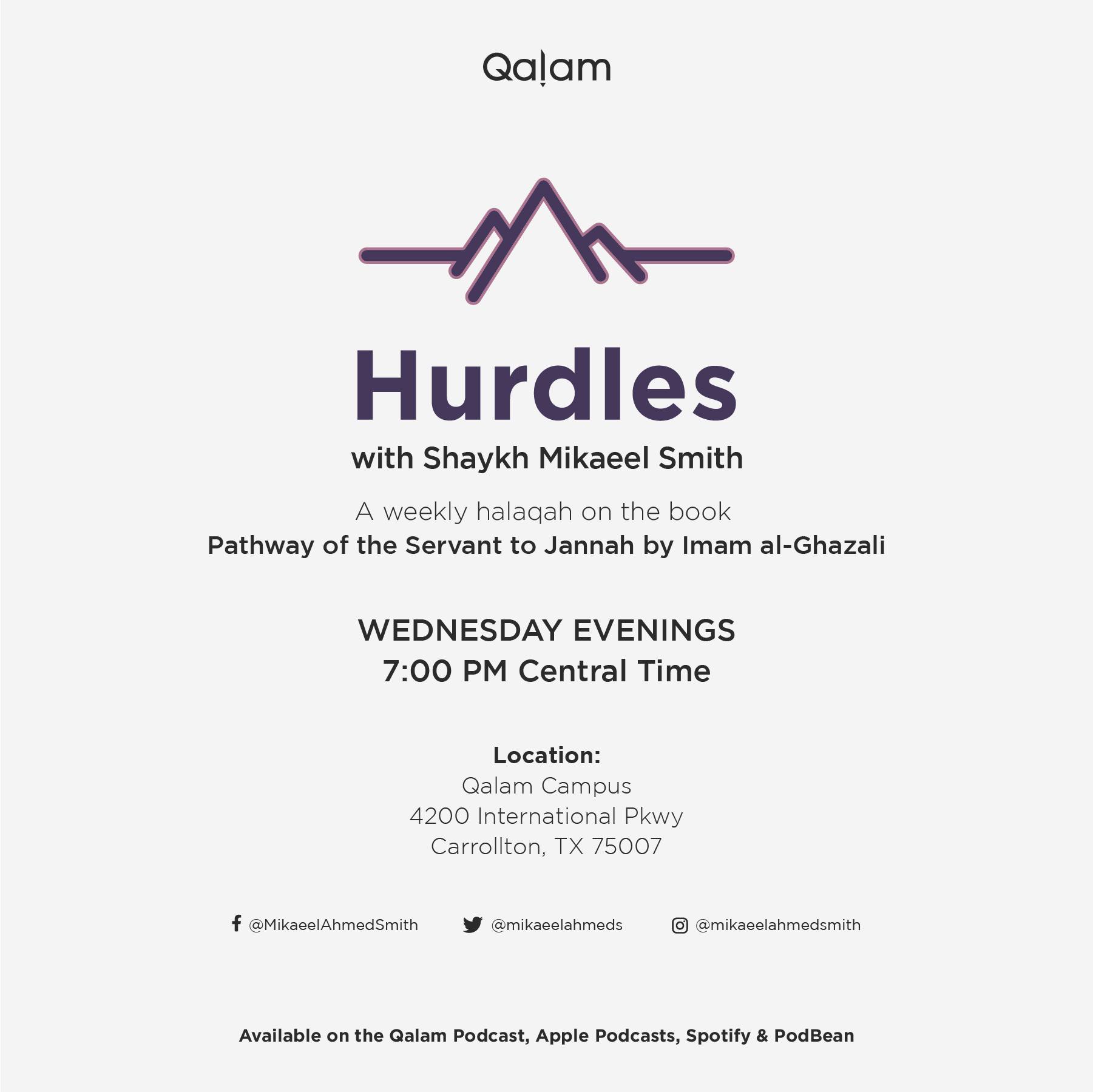 Hurdles – Part 6