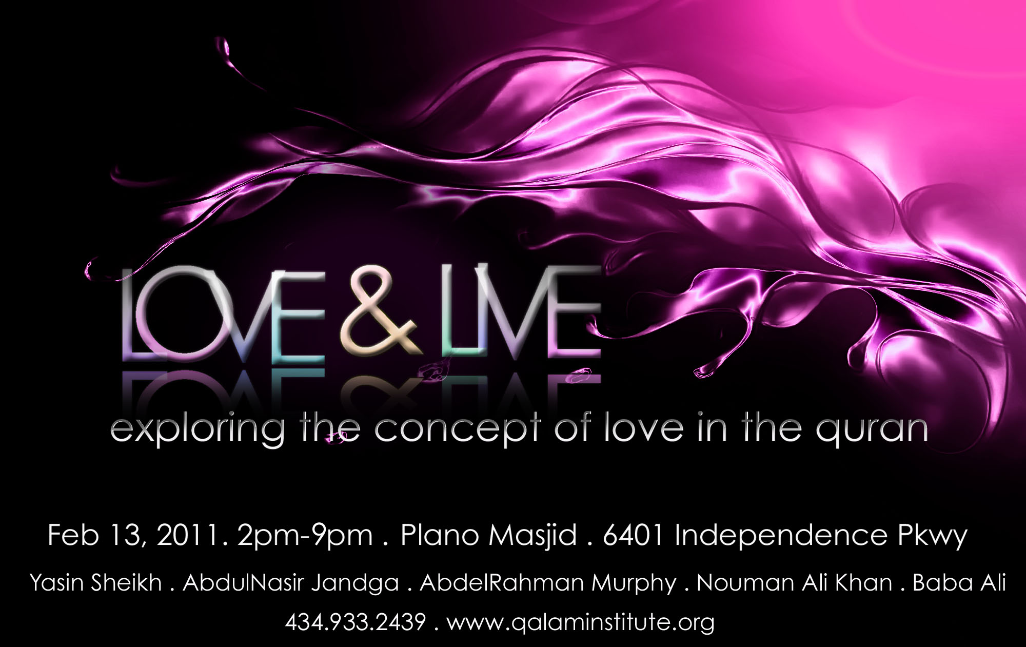 Conference: Love & Live Feb 13th, 2011