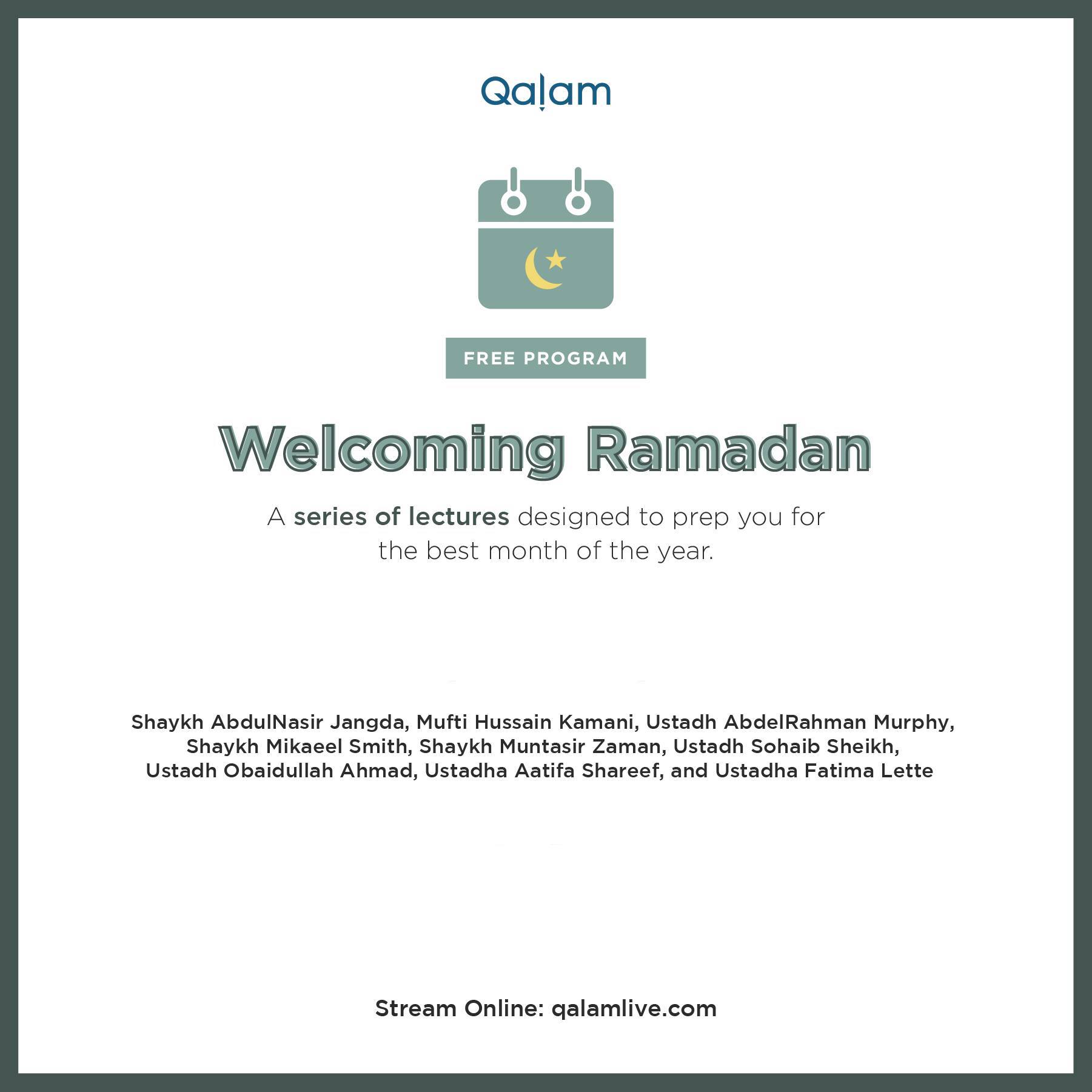 Welcoming Ramadan 2022 – Du’a in Ramadan