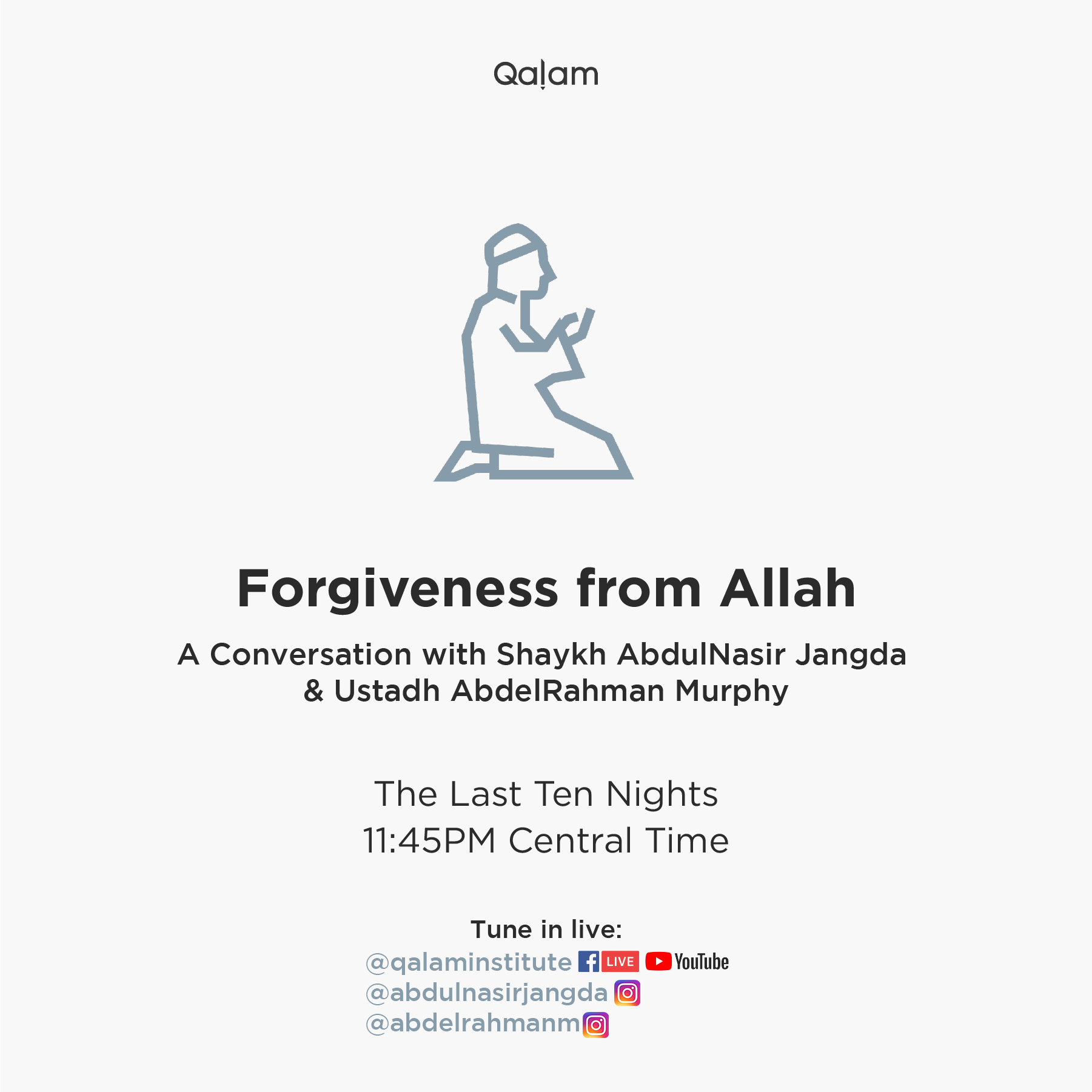 Forgiveness from Allah: EP1 – 5/2