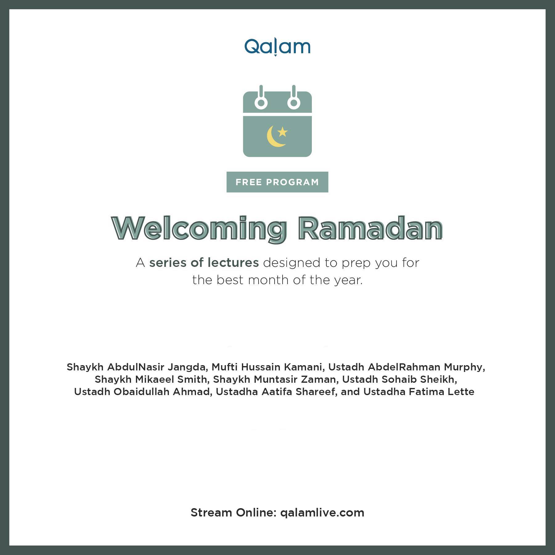 Welcoming Ramadan 2022: Qur’an in Ramadan